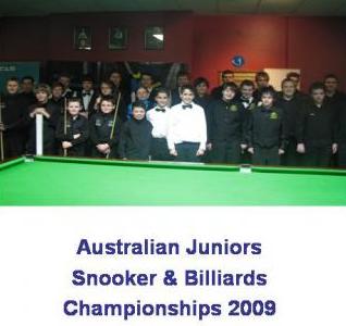 Australian Junior Snooker Championships 09