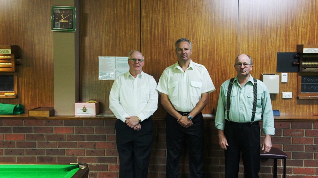 B Grade Billiards Finals 2011 - Allan Legg, Dean Wilson, John Saggers